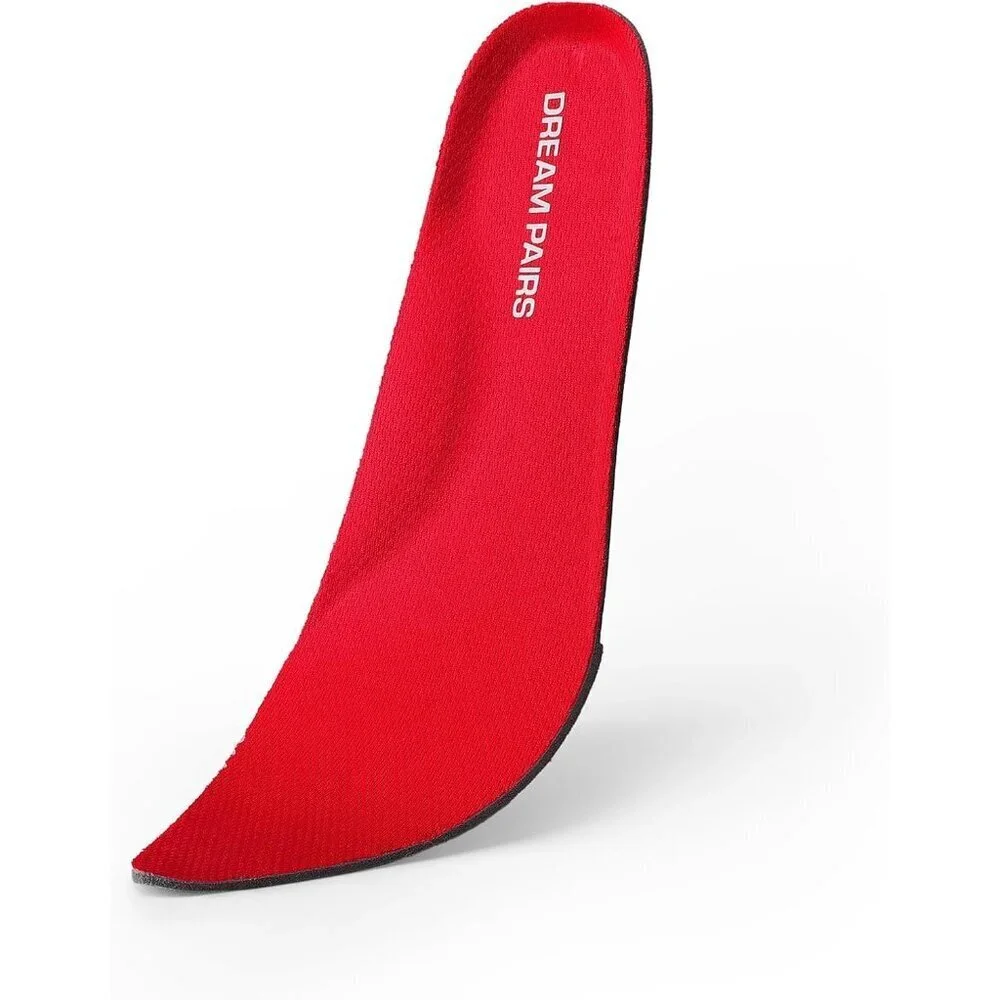 Women's Red Comfortable Dressy Knit Ballet Flats with Arch Support Shoes